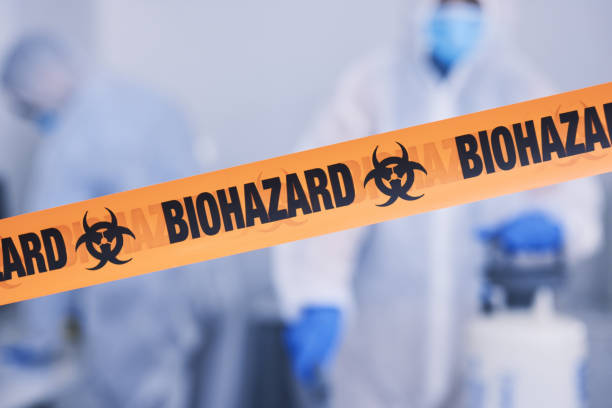 Professional Biohazard Cleanup technician working in West Chesterfield, NH